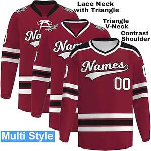 เครื่องแบบฮ็อกกี้น้ำแข็งสำหรับผู้ใหญ่ขนาดใหญ่ออกแบบโลโก้ได้ตามต้องการ - Product Image 2