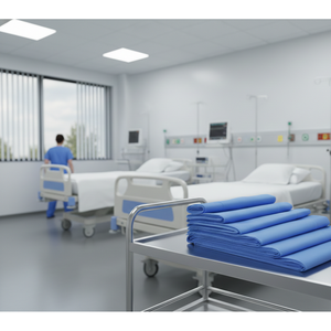 Kosite SSMS Nonwoven Fabric 60gsm 125 Inch Medium Weight <b>Laminated</b> Anti-Bacterial Hospital Hygiene Industry Use - Product Image 2