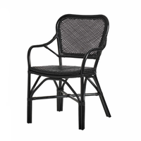 Fabrication de chaise de salle à manger en rotin écologique au look unique chaise tissée d'extérieur bon prix du Vietnam