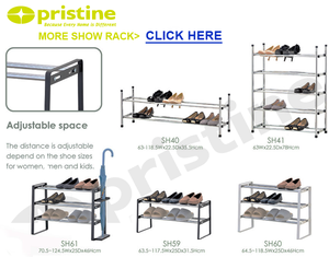 Étagère à chaussures moderne à 2 niveaux Articles ménagers en fer tournant pour l'entrée de la maison Salon ou blanchisserie Meubles en gros - Product Image 6