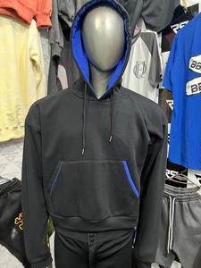 En stock, sweat-shirts personnalisés pour hommes en tissu jersey uni, ensemble de survêtement avec logo imprimé, hiver, qualité supérieure - Product Image 6