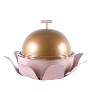 Ollas calientes con tapa sólida y alambre de Metal redondo elegante, ollas calientes para servir alimentos y almacenar alimentos, ollas calientes esenciales para cocina moderna - Product Image 4