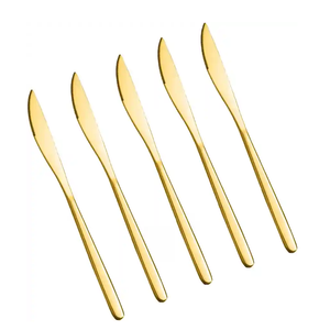 Cuchillo de mantequilla de latón Diseño atractivo pulido con espejo para mesa y decoración de boda Cuchillo de latón - Product Image 6