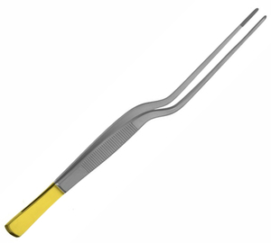 Pinzas de disección manual Taylor de acero inoxidable con insertos de carburo de tungsteno en forma de bayoneta para procedimientos quirúrgicos - Product Image 5