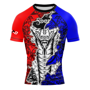 Camiseta de Compresión Ligera para Hombre 2025, con Logotipo Personalizado por Sublimación, para Entrenamiento de MMA y Lucha, Transpirable y de Secado Rápido, Trexo - Product Image 3