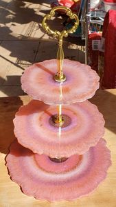 Handmade DIY 3-Tier Round <b>Silicone</b> <b>Mold</b> <b>for</b> <b>Resin</b> Crafts Glossy Display Stand <b>for</b> Fruit Epoxy Tea Tray Table Art - Product Image 2