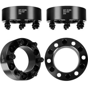 Entretoises de roue forgées 2'' 6x5.5 à 6 trous 6x139.7mm avec trou de moyeu de 108mm, écrous de roue filetés 12x1.5, adaptateur de roue 20mm, lot de 4 - Product Image 6