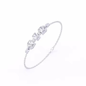 IGI Certificado de alta calidad Moissanite Tennis 925 Sterling White Gold 14K Pulsera Pulseras de tenis - Product Image 4