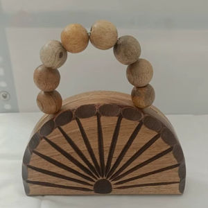 Bolso de Mano de Madera de Primera Calidad para Bodas, Hecho a Mano en India, con el Mejor Diseño Nuevo - Product Image 6