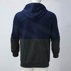 เสื้อสเวตเตอร์แขนยาวสำหรับผู้ชาย, เสื้อกันหนาวแฟชั่นแขนยาวมีฮู้ดสั่งตัดสำหรับฤดูหนาวพร้อมฮิปฮอปเย็บลายสีทึบสไตล์ฤดูใบไม้ร่วง - Product Image 6