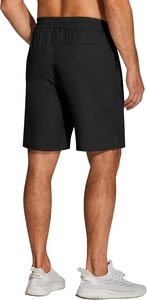 Men's Eco-Friendly Summer Athletic Gym <b>Shorts</b> Breathable Lightweight Half Sleeve Workout Wear Elastic Waist Pockets Quick Dry - Product Image 5