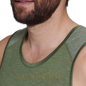 Camiseta sin mangas de talla grande para hombre, ropa deportiva informal cómoda, gran oferta, último estilo transpirable con MOQ bajo - Product Image 5