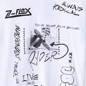 Venta al por mayor 100% algodón hombres ropa de calle serigrafiada camiseta de alta calidad Casual desgaste serigrafía hombres camiseta - Product Image 6