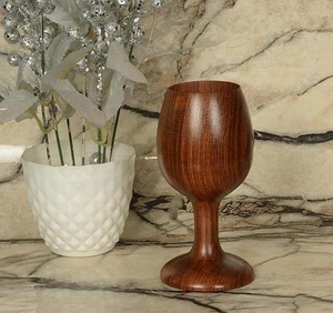 Vaso para beber de madera Natural 100%, diseño moderno, precio barato, artesanías de vidrio de cerveza de madera, venta más vendida - Product Image 2