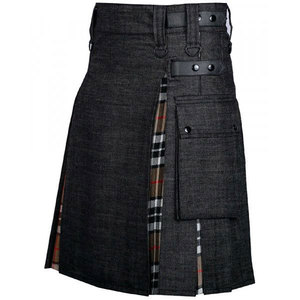 กilt ยูทิลิตี้สองสี รุ่นแอคทีฟ เมน แบล็ค ดีนิม อินเนอร์ คาเมล ธอมสัน ไฮบริด คิลท์ 2026 - Product Image 2