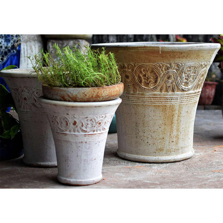Wholesale  Vietnam Factory Customization Bonsai Best Seller Large Purple Sand Pot Ceramic Simple Succulent Pot Vintage Style