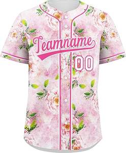 Vente en gros de maillots de baseball à sublimation personnalisés: vêtements de sport unisexes de haute qualité avec logo - Product Image 1