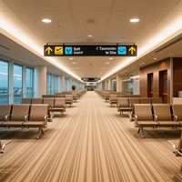 Moquette Axminster pour avions, navires de croisière de luxe, trains et chambres d'hôtel haut de gamme pour les clients des croisières