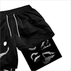 New Design Double <b>Layer</b> Compression Short Breathable Casual Hoodies 100% Cotton Waterproof Elastic Waist Available in Sizes - Product Image 4