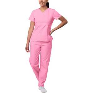 Tenues Médicales d'Été Respirantes en Polyester et Spandex, Blouses d'Hôpital Tendance Personnalisables, Uniformes Médicaux et Infirmiers - Product Image 1