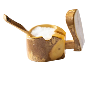 <b>Kitchen</b> Wooden Salt and Pepper Bowl Cellar with Lid <b>for</b> <b>Organizing</b> <b>Kitchen</b> Accessories Herb & Spice Tools - Product Image 1