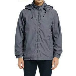 Nouveau design de veste coupe-vent de sport sans couture pour hommes veste coupe-vent d'extérieur imperméable Softshell respirante et durable - Product Image 4