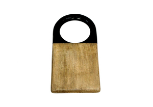Planche à découper en bois pour légumes coupe Fruits outil de plateau à Pizza en bois planche à découper en bois d'acacia à long manche - Product Image 6