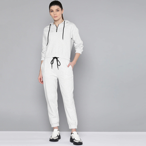 Pantalon de survêtement d'hiver lourd Sports Tracksuits Taille haute Poche élastique Street Wear Outfits Tissu Respirant Tracksuits - Product Image 1