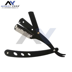 Rasoir droit de barbier en métal de qualité supérieure pour hommes, rasoirs pliables de haute qualité, rasoirs à lame coupante, fabricant de marques OEM - Product Image 4