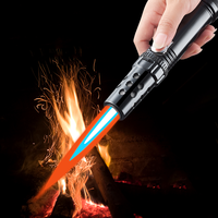 Briquet torche rechargeable DEBANG en alliage de zinc au design minimaliste, modèle DB-607, pour barbecue et camping en extérieur