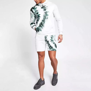 Unisex Breathable 100% Cotton Fleece High Quality Fitness Shorts Short Hoodie <b>Set</b> Autumn Gym Wear Casual Wholesale Tracksuit <b>Set</b> - Product Image 6