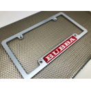 Single Badge Billet Aluminum License Plate Frames Clear Dome <b>LED</b> for Cars Brands Tesla Ford BMW Serving <b>Number</b> Plate Holder - Product Image 2