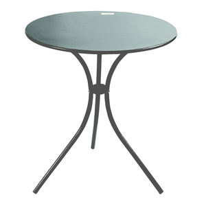 Table de jardin ANTILLES en verre trempé durable, style design industriel pour usage extérieur - Product Image 1
