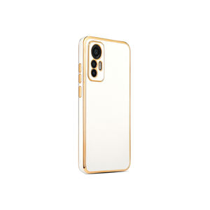 Coque de protection arrière en silicone TPU souple blanc électroplaqué Netzy Premium SAFA Bark pour Xiaomi Mi 12 Lite - Product Image 1