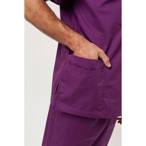 Haut de blouse médicale pour homme, fournisseur OEM, léger, respirant, uniforme d'hôpital, vêtements de travail. - Product Image 5