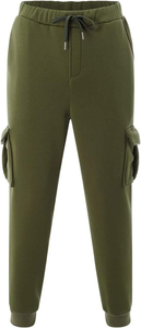 Pantalon ample vert Cargo pantalon hommes décontracté Plus épaissir outillage pantalon taille hiver polaire chaud pantalon pour hommes - Product Image 2