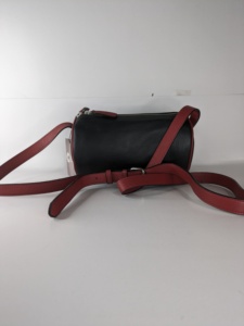 Bolso cilíndrico de cuero genuino de lujo negro impreso reutilizable promocional 100% cuero Real alta calidad Fitness gimnasio bolsa para Unisex - Product Image 4