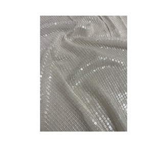 Vestido de fiesta crecido boda suministro de fábrica al por mayor material de viscosa Georgette tela con Secuencia de trabajo de exportador indio - Product Image 1