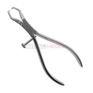 Vente en gros de pinces pour enlever les couronnes dentaires Pince à dents en acier inoxydable Pointe en caoutchouc Extraction médicale orthodontique Instruments médicaux - Product Image 3