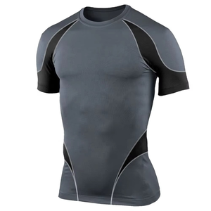 T-shirt de protection anti-UV à manches courtes à séchage rapide pour la salle de sport, UPF 50, imprimé plage, rashguards de surf personnalisés - Product Image 5