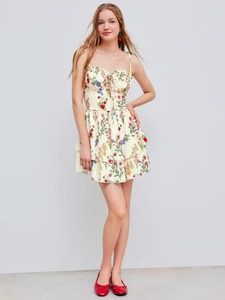 ชุดเดรสผ้าฝ้ายงานแฮนด์เมดสไตล์อินเดียชุดเดรสปาร์ตี้แฟชั่นสำหรับผู้หญิงชุดของขวัญฤดูร้อนสำหรับเจ้าสาวชุดเดรสออกแบบได้ตามต้องการ - Product Image 3