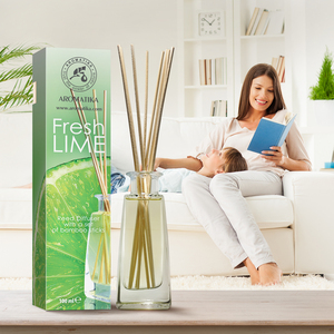 Diffuseur de parfum Aromatika Lime 100 ml avec huile essentielle d'agrumes naturelle, parfum d'ambiance frais et durable - Product Image 6