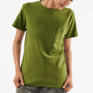 Alta calidad nuevo superventas verano 100% algodón moda transpirable 100% algodón Mujer camiseta venta al por mayor alta calidad camiseta - Product Image 1