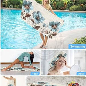 Toalla de Playa de Secado Rápido, Ligera y Absorbente de Alta Calidad con Almacenamiento Compacto para Fitness, Yoga y Viajes al Aire Libre - Product Image 5