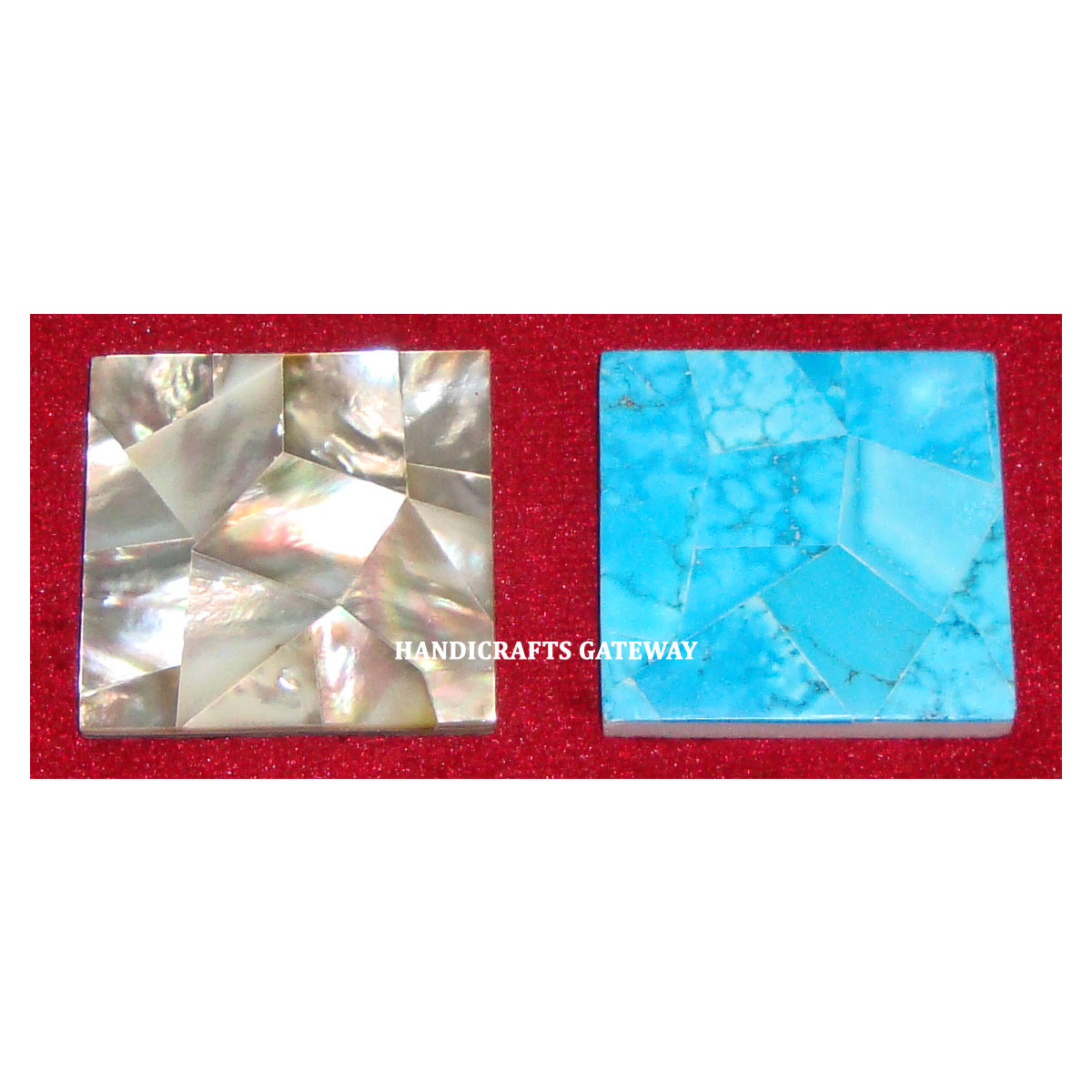 สีขาวและสีฟ้า