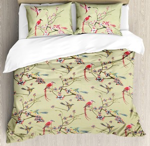 Ropa de cama Floral, 100% algodón orgánico, certificado GOTS, suministro directo de fábrica, fundas de edredón con fundas de almohada, personalizable - Product Image 4