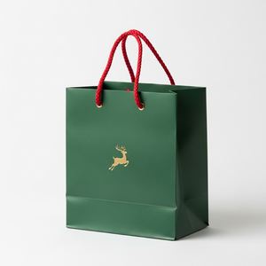 Bolsa de papel de regalo ecológica de lujo para fiesta de Navidad y paquete de celebración de Año Nuevo y uso de decoración - Product Image 1