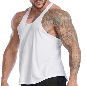 2026 Hot Selling Design New Plain <b>Gym</b> <b>Vest</b> Custom Bodybuilding tank Tops for <b>Men</b> - Product Image 5