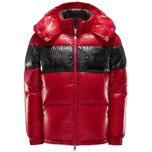 2025 personnalisé dernière mode contraste couleur hiver hommes doudoune rembourrage effet hiver manteau bouffant veste pour hommes - Product Image 1