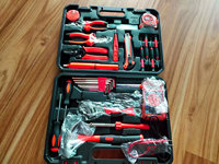 GLGW Boîte à Outils d'Électricien 37 Pièces avec Kit d'Entretien Domiciliaire et Pince à Bec Aiguille